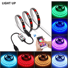 Load image into Gallery viewer, 3M RGB LED Strip Lights IP65 Waterproof 5050 300LEDs 12V USB Bluetooth Gift