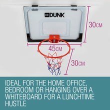 Load image into Gallery viewer, Dr.Dunk Indoor Mini Basketball Hoop Ring Backboard Kit Door Mounted Mount Kid Set