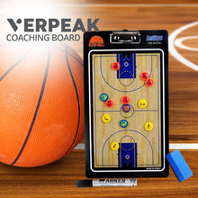 Load image into Gallery viewer, VERPEAK Foldable Basketball Coaching Board with Magnetic Number Pieces &amp; Marker Pen (Black)