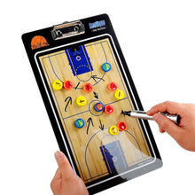 Load image into Gallery viewer, VERPEAK Foldable Basketball Coaching Board with Magnetic Number Pieces &amp; Marker Pen (Black)