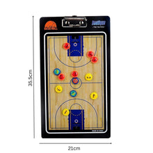 Load image into Gallery viewer, VERPEAK Foldable Basketball Coaching Board with Magnetic Number Pieces &amp; Marker Pen (Black)