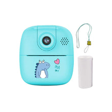 Load image into Gallery viewer, Kids Rechargeable Instant Print Camera Blue - Digital Thermal Photo Video MP3