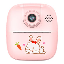 Load image into Gallery viewer, Kids Rechargeable Instant Print Camera Pink - Digital Thermal Photo Video MP3