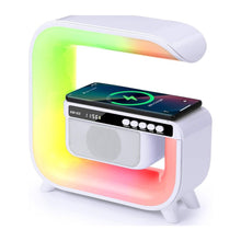 Load image into Gallery viewer, Bluetooth Rechargeable Speaker - Wireless Phone Charging LED Lamp Alarm Clock