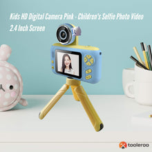 Load image into Gallery viewer, Kids HD Digital Camera Blue - Children&#39;s Selfie Photo Video 2.4 Inch Screen