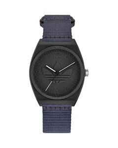 Adidas Unisex's Blue Fabric Watch - One Size