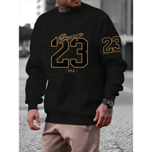 Load image into Gallery viewer, Art Letter Design Man Clothes Set Style Fleece Sweats