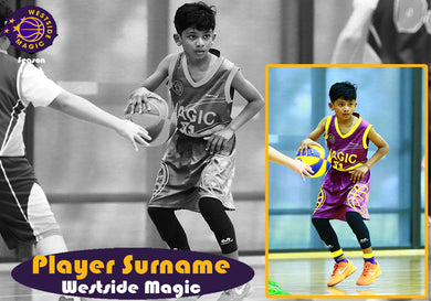 Westside Magic Basketball BLACK and WHITE OVERLAY Photo