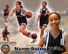 Load image into Gallery viewer, Newport Raiders Basketball A2 PLAYER FRAMES