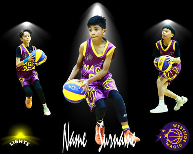 Westside Magic Basketball Lights Photo