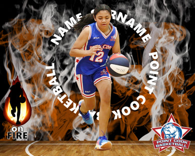 Point Cook Basketball On Fire Photo
