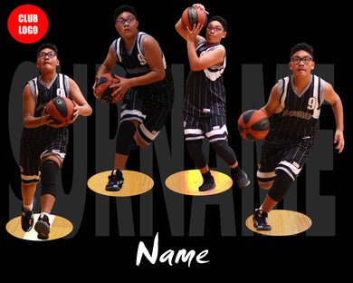 Sample Club Player Action Photo