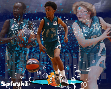 Hoppers Basketball Splash Photo