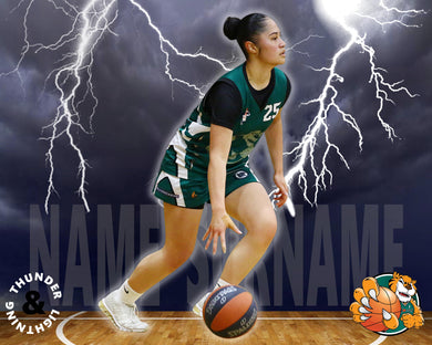Hoppers Basketball Thunder & Lightning Photo
