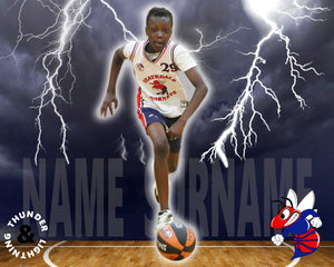 Heathdale Basketball Thunder & Lightning Photo