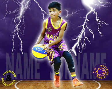 Westside Magic Basketball Thunder & Lightning Photo