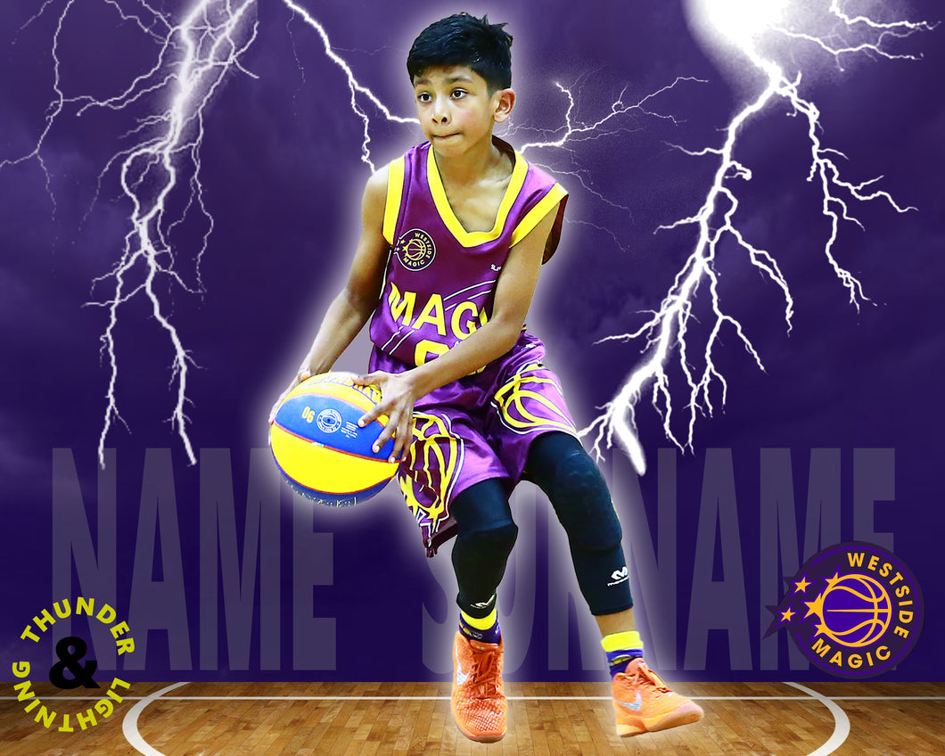 Westside Magic Basketball Thunder & Lightning Photo