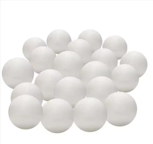 100 Durable Table Tennis Training Balls - Perfect for Pong Games and Creative Projects