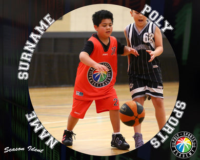 Poly Sports Basketball CIRCLE Photo
