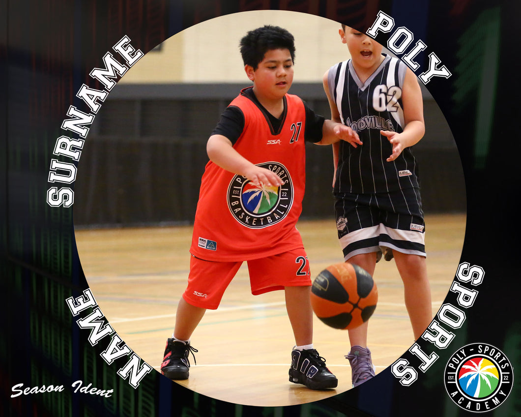 Poly Sports Basketball CIRCLE Photo