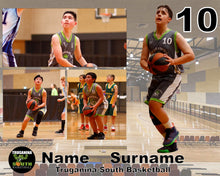 Load image into Gallery viewer, Truganina South Basketball A2 SIZED PLAYER FRAMES