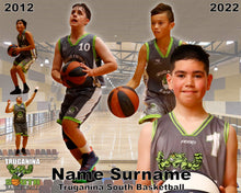 Load image into Gallery viewer, Truganina South Basketball A2 SIZED PLAYER FRAMES