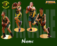 Load image into Gallery viewer, St Andrews Basketball A2 PLAYER FRAMES
