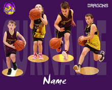 Load image into Gallery viewer, Melton Dragons Basketball A2 PLAYER FRAMES