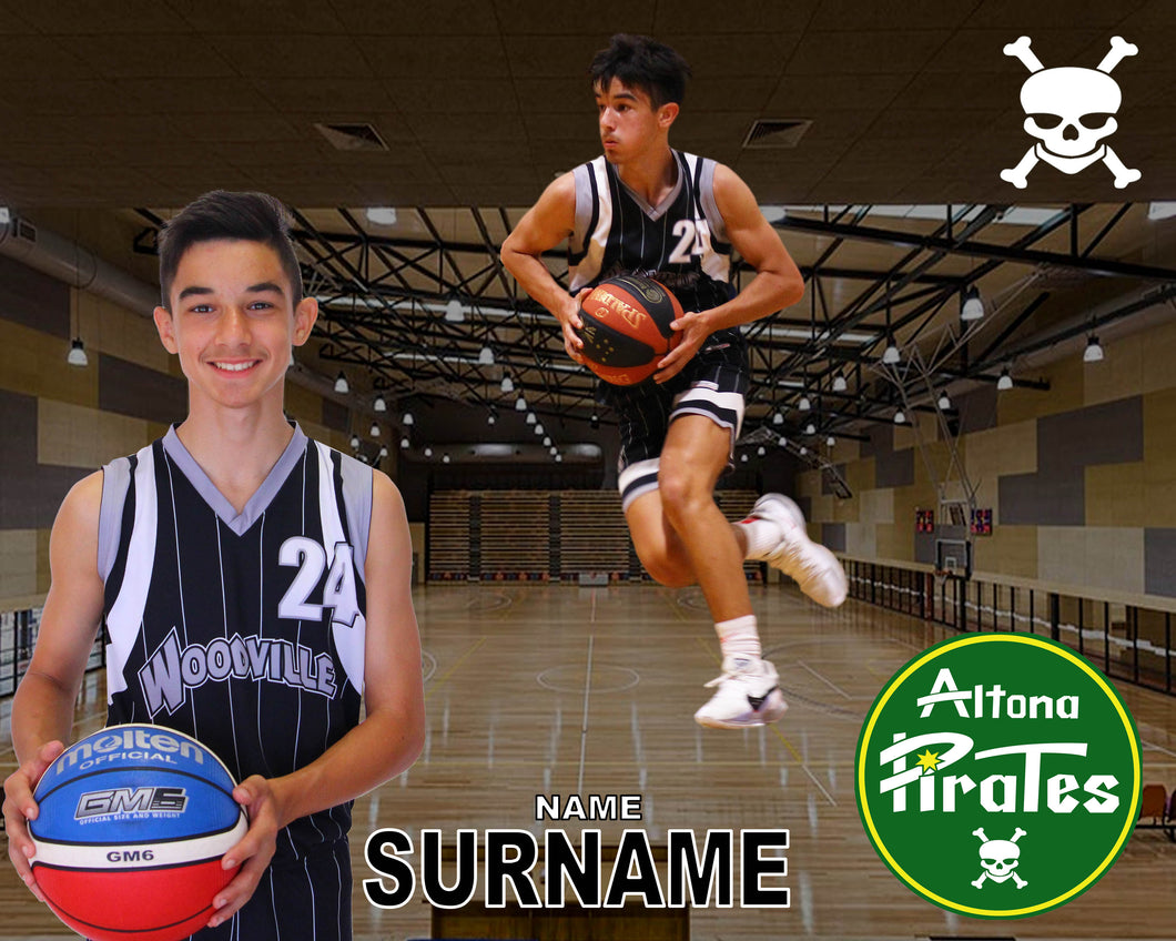 Altona Pirates Basketball A2 PLAYER FRAMES