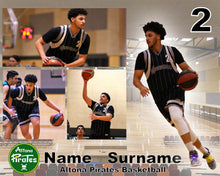 Load image into Gallery viewer, Altona Pirates Basketball A2 PLAYER FRAMES