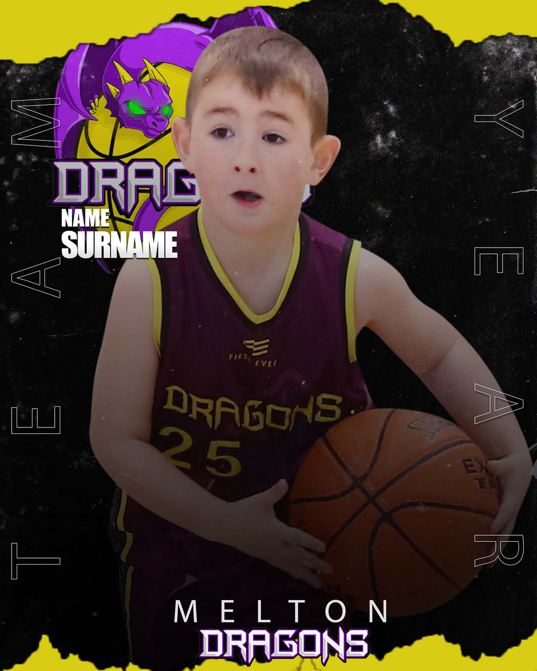 Melton Dragons Basketball ILLUSION Photo