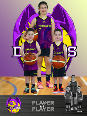 Melton Dragons Basketball INDIVIDUAL and SIBLING Photo