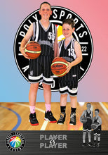 Load image into Gallery viewer, Poly Sports Basketball INDIVIDUAL &amp; SIBLING Photo