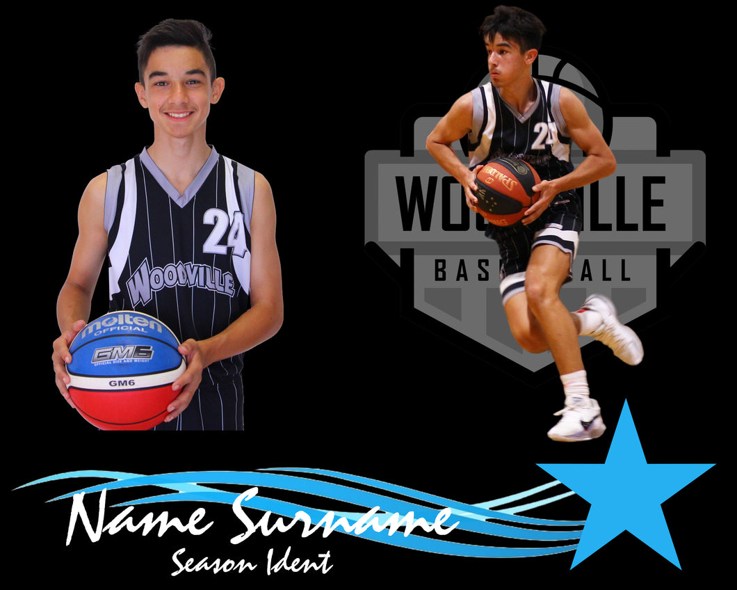 Woodville Basketball STAR PORTRAIT Photo