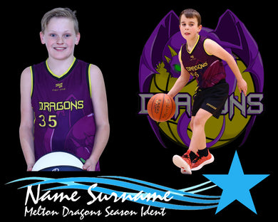 Melton Dragons Basketball STAR PORTRAIT Photo