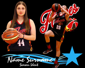 Flames Basketball STAR PORTRAIT Photo