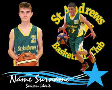 St Andrews Basketball STAR PORTRAIT Photo