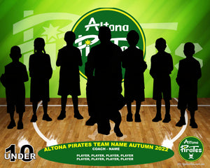 Altona Pirates Basketball Team Photo PRINT