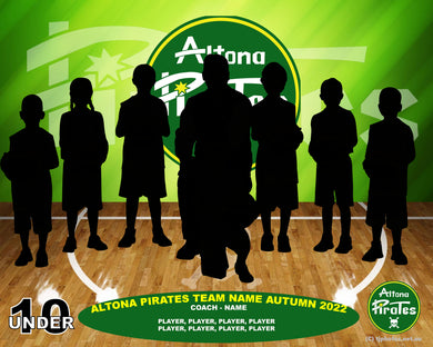 Altona Pirates Basketball Team Photo DIGITAL