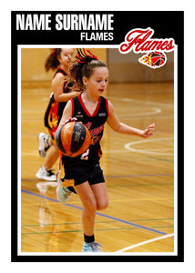 Flames Basketball Trading Card Series