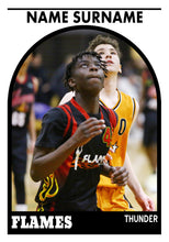 Load image into Gallery viewer, Flames Basketball Trading Card Series