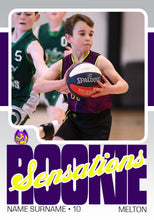 Load image into Gallery viewer, Melton Dragons Basketball Trading Card Design Series