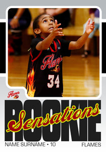 Flames Basketball Trading Card Series