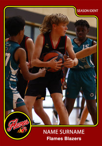 Flames Basketball Trading Card Series