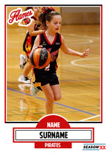 Load image into Gallery viewer, Flames Basketball Trading Card Series