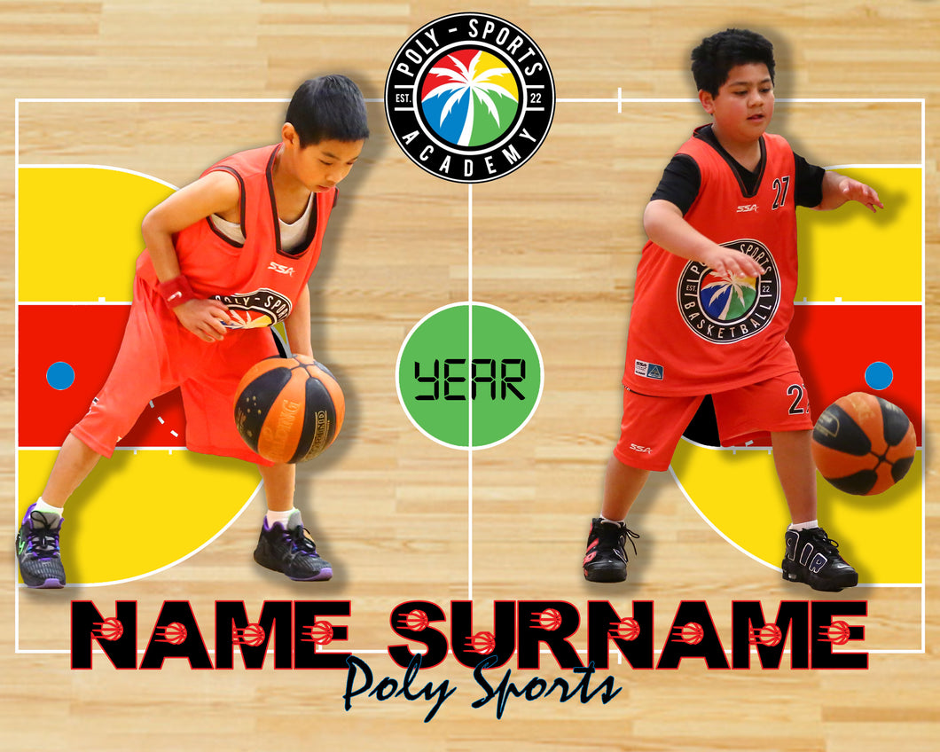 Poly Sports Basketball COURTSIDE Photo