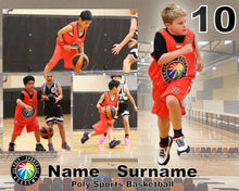 Load image into Gallery viewer, Poly Sports Basketball A2 PLAYER FRAMES