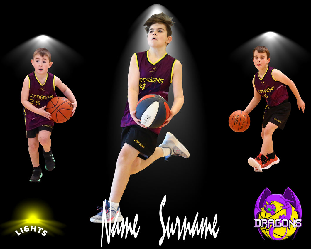 Melton Dragons Basketball Lights