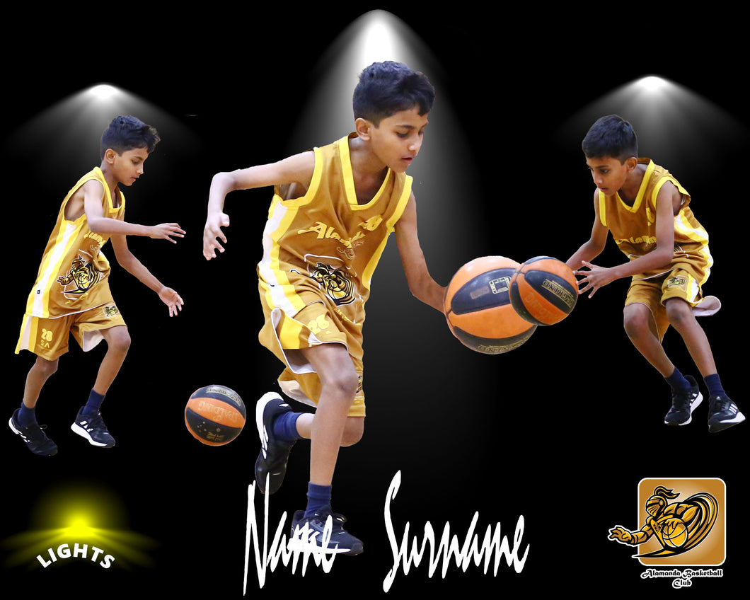 Alamanda Basketball Lights Photo