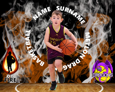 Melton Dragons Basketball On Fire